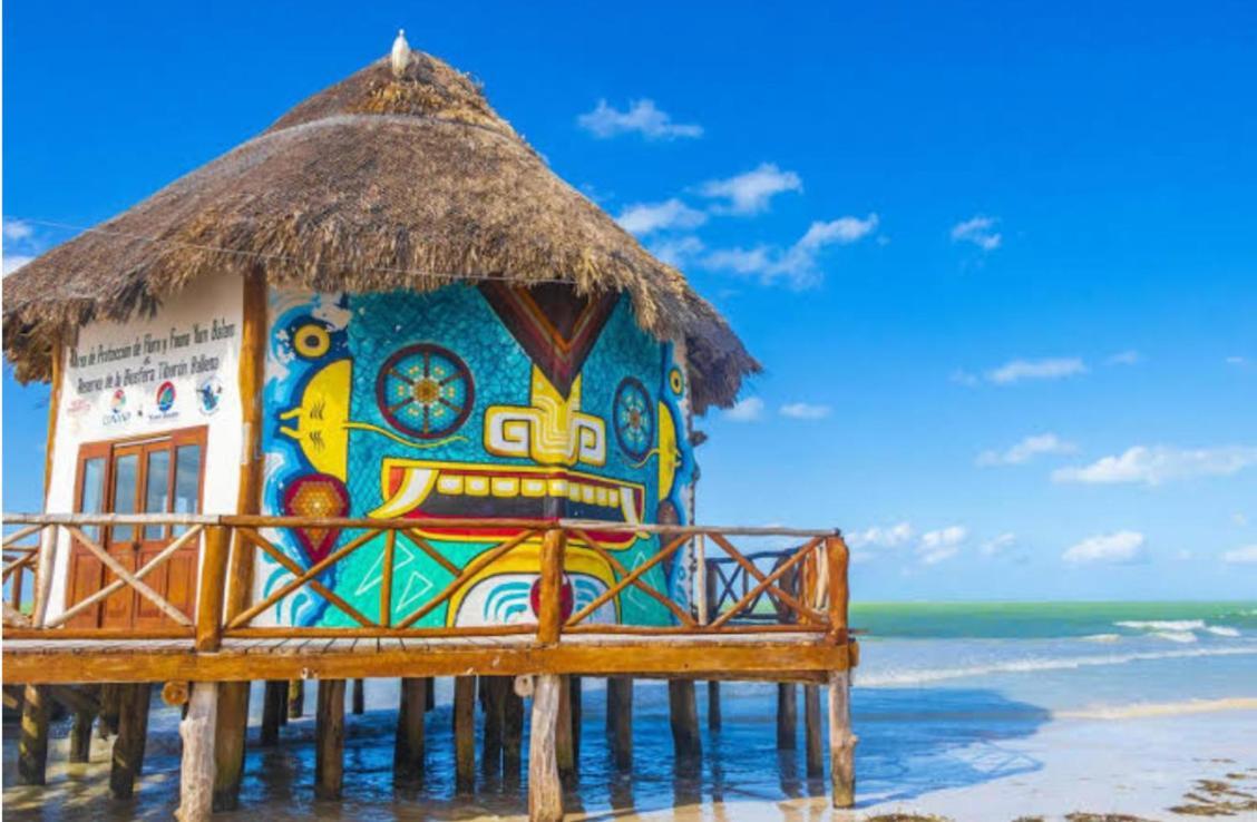 El Corazon Mexican0 Ilha Holbox Exterior foto